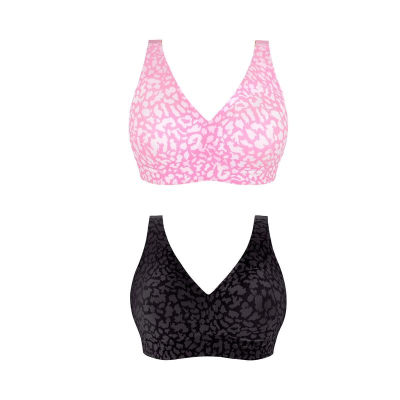 💗LAST-DAY-AKTION – 50 % RABATT💗Stilvoller, atmungsaktiver Alltags-BH mit Leopardenmuster