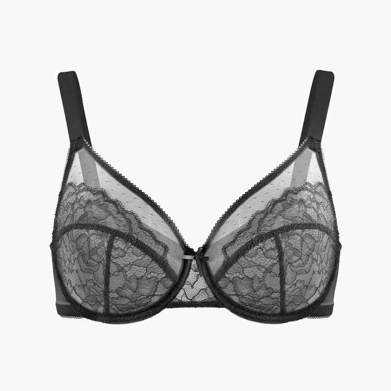 🔥Black-Friday-Mega-Angebot – 50 % Rabatt!🔥Minimaler Spitzen-BH mit voller Bedeckung