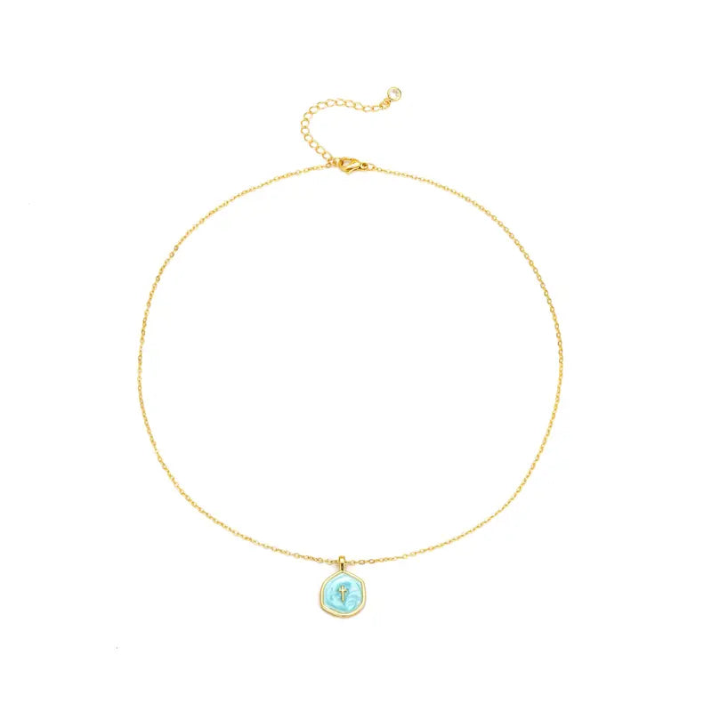 💖Black-Friday-Mega-Angebot – 50 % Rabatt!💖 Minimalist Faith Necklace for Women