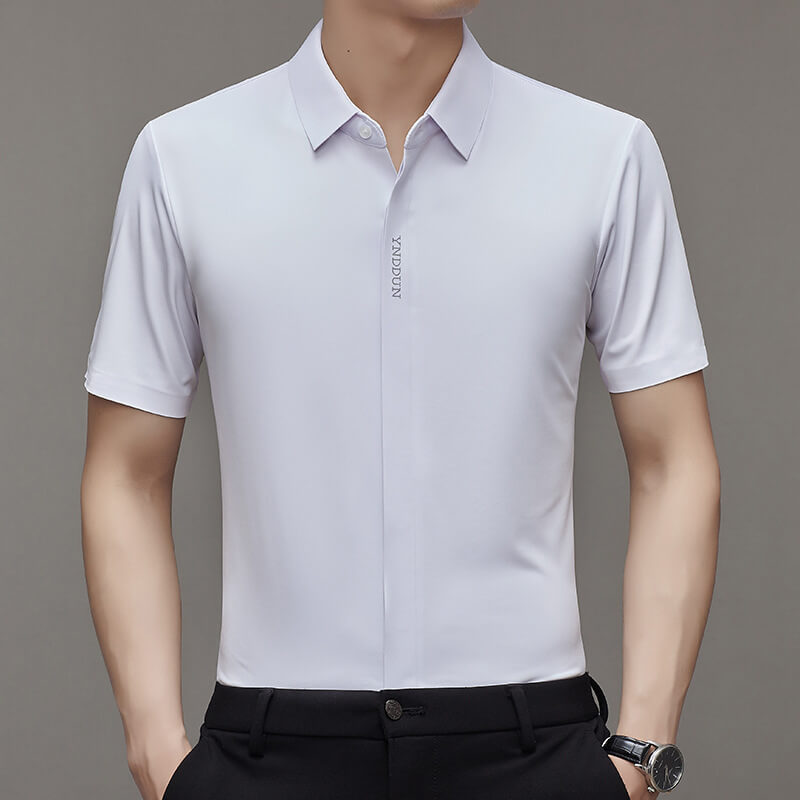 🔥50% OFF🔥Ice Silk Schnell trocknendes Business-Hemd für Herren