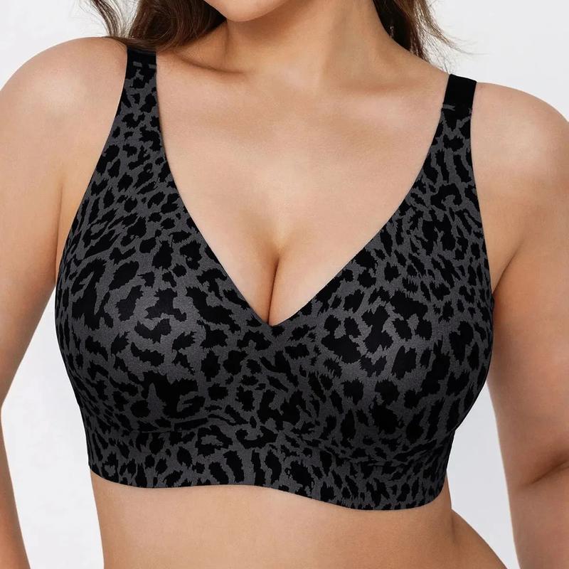 💗LAST-DAY-AKTION – 50 % RABATT💗Stilvoller, atmungsaktiver Alltags-BH mit Leopardenmuster