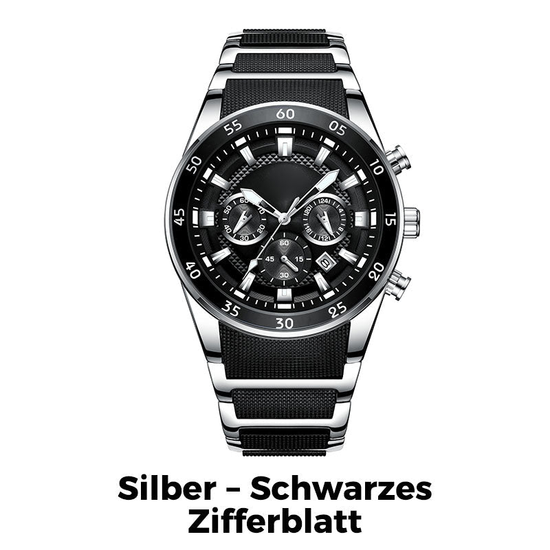 🔥Black-Friday-Mega-Angebot – 50 % Rabatt!🔥Großzifferblatt-Kalender-Quarz-Armbanduhr für Business