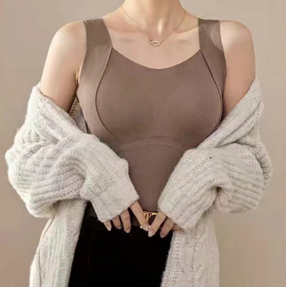 🎅Weihnachtsverkauf 50% Rabatt🌸Damen-Wärmeweste mit integriertem BH