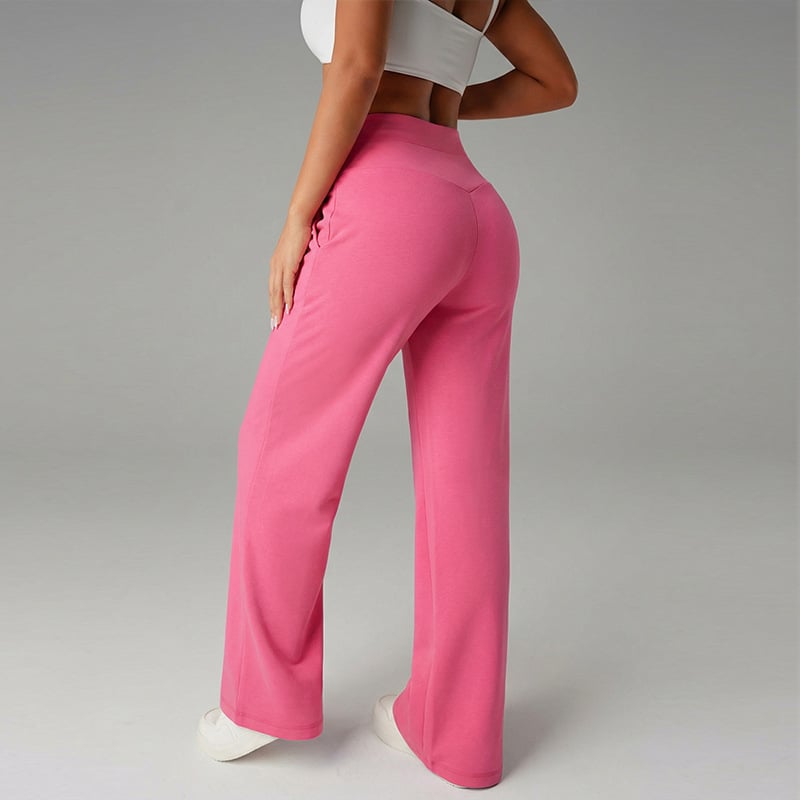⌛ Nur noch 3 Tage – 50 % auf alles! ⏰ 50.000+ VERKAUFT!💕 Damen-Unifarbene Weite Straight-Leg-Hose