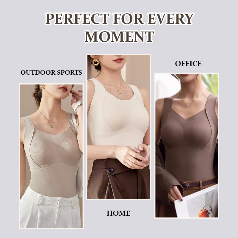 🌟Dickes warmes Tank-Top mit Bügel-BH