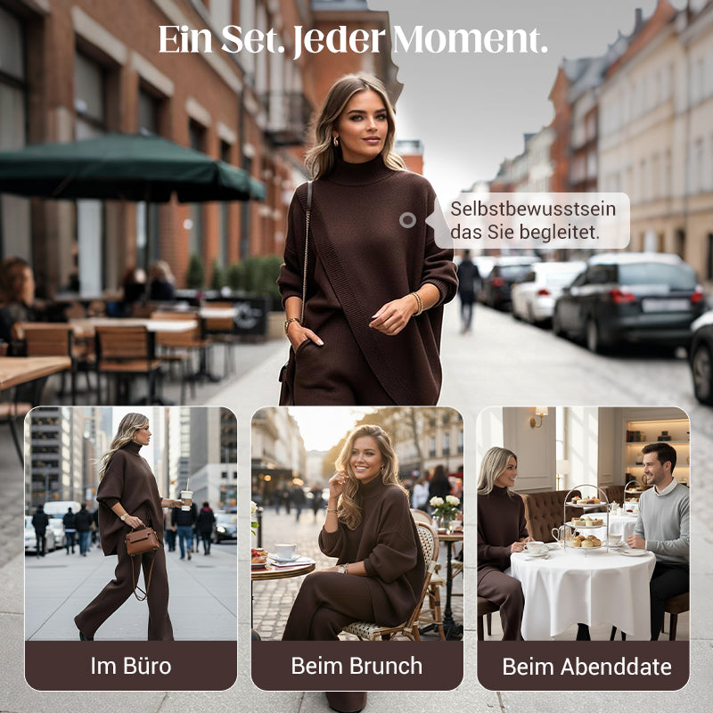 ⌛ Nur noch 3 Tage – 50 % auf alles! ⏰Damen Oversize-Pullover & Hose Set