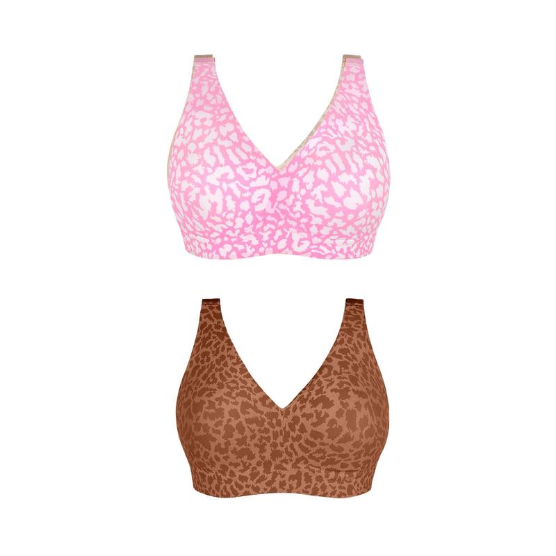 💗LAST-DAY-AKTION – 50 % RABATT💗Stilvoller, atmungsaktiver Alltags-BH mit Leopardenmuster