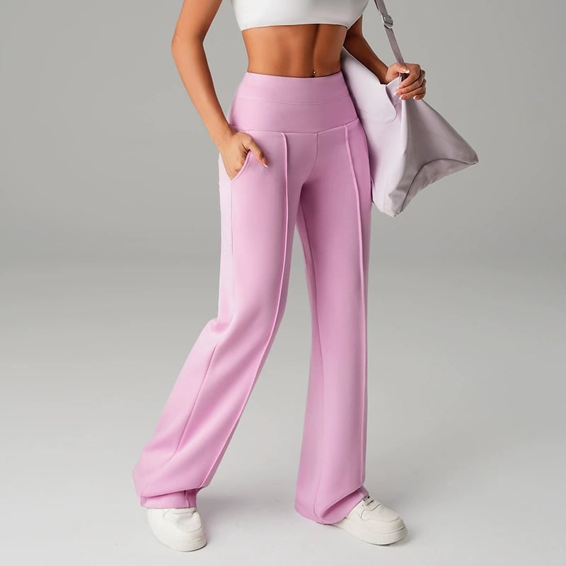⌛ Nur noch 3 Tage – 50 % auf alles! ⏰ 50.000+ VERKAUFT!💕 Damen-Unifarbene Weite Straight-Leg-Hose