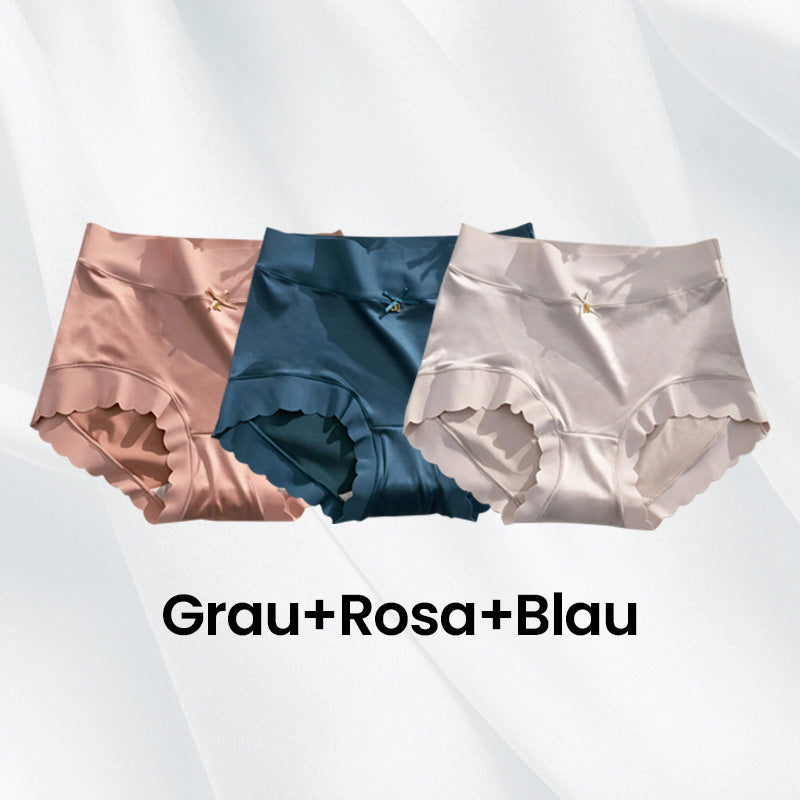 Antibakterielle, feuchtigkeitsabsorbierende, geruchsneutrale gynäkologische Seidenhöschen