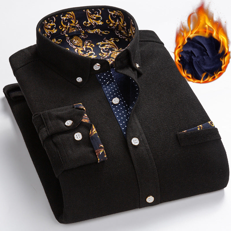 ✨ Herren Samtgewebe Hemd - Elegante Struktur mit Atmungsaktivem Tragekomfort für Business & Freizeit 🌟💼
