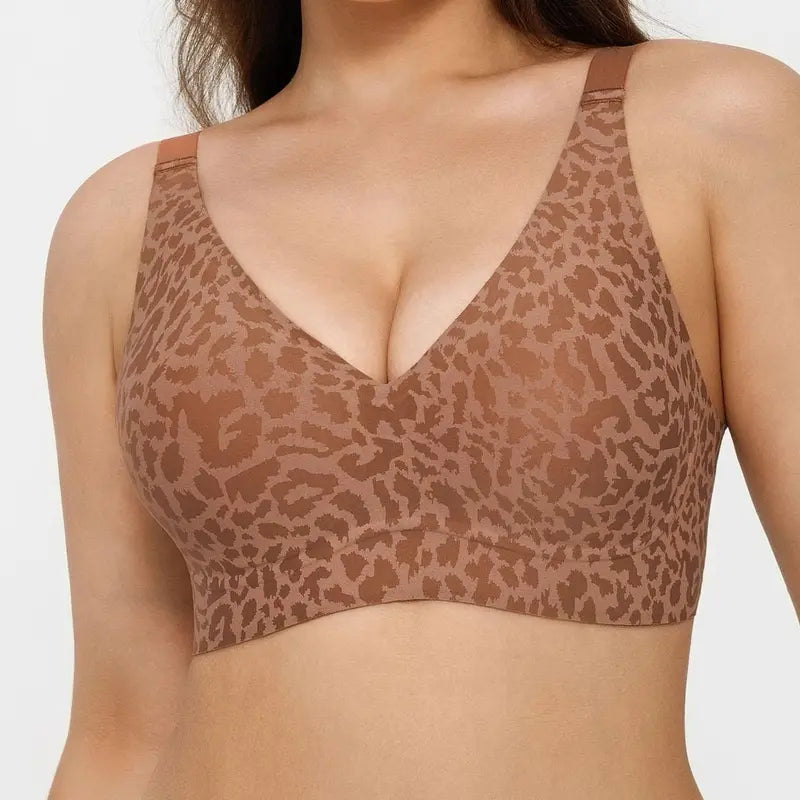 💗LAST-DAY-AKTION – 50 % RABATT💗Stilvoller, atmungsaktiver Alltags-BH mit Leopardenmuster