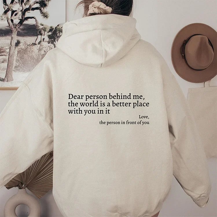 🎉60% OFF💝'Dear Person Behind Me' Sweatshirt
