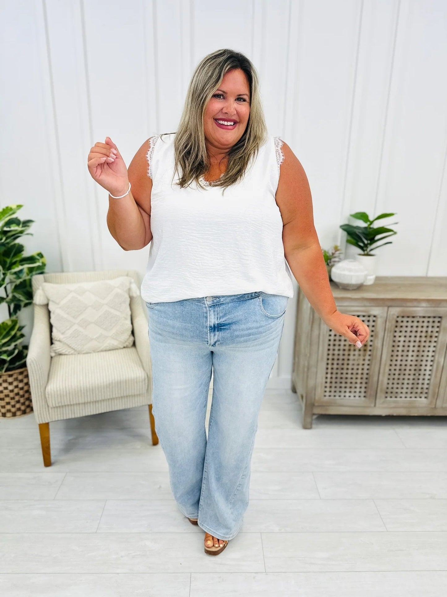 🌷Vorverkauf 50% Rabatt auf🍃Vintage-Waschungen mit hohem Bauch und Bauchkontrolle Jeans mit geradem Bein