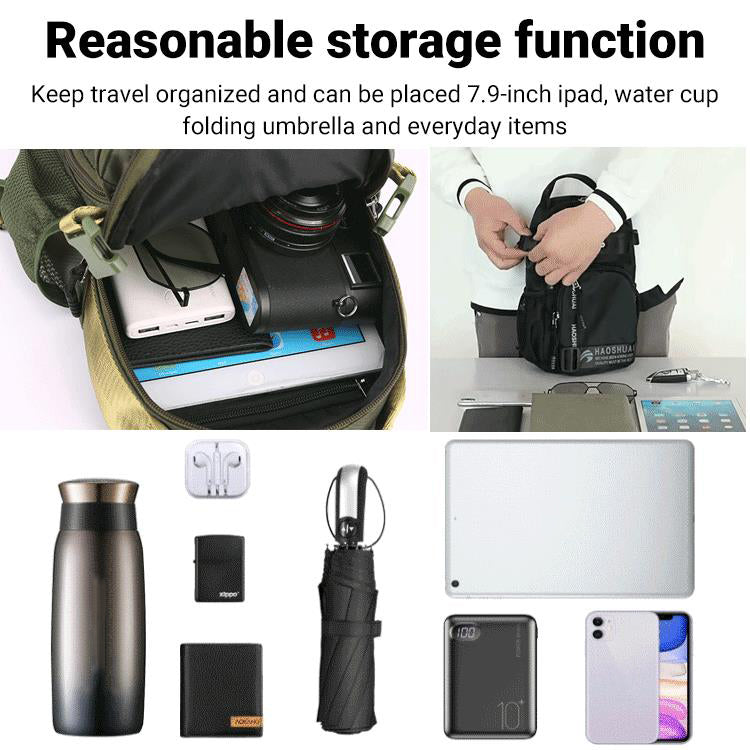 2025 Verstellbare Oxford-Stoff Casual Brusttasche