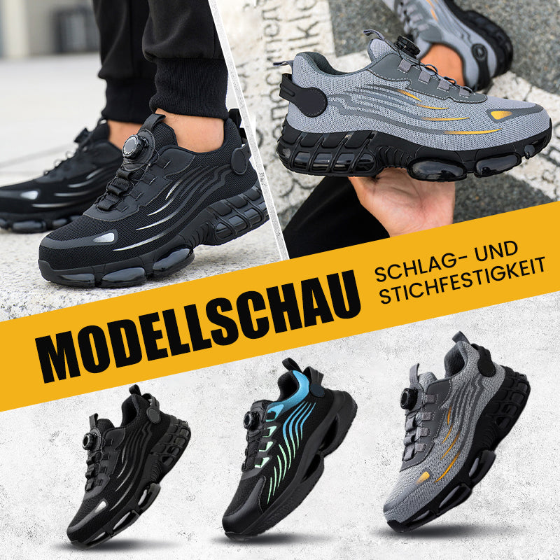🔥2025 Heißer Verkauf 50% RABATT🔥Schlag- und stichfeste Sicherheitsschuhe mit Drehknopf