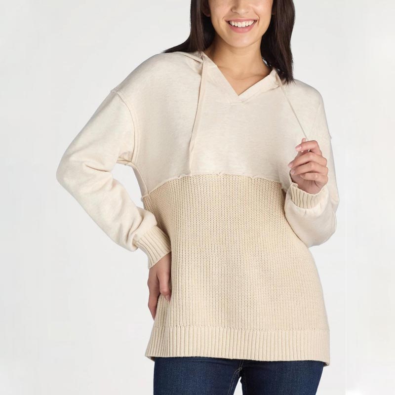 Einzigartiger und schicker Patchwork-Hoodie für Damen