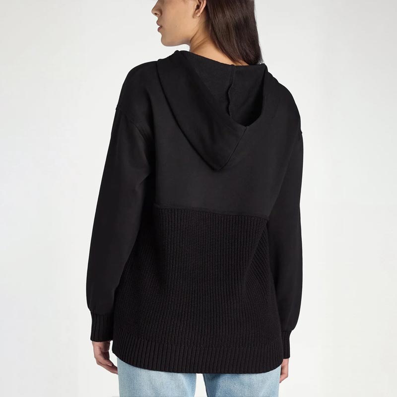 Einzigartiger und schicker Patchwork-Hoodie für Damen