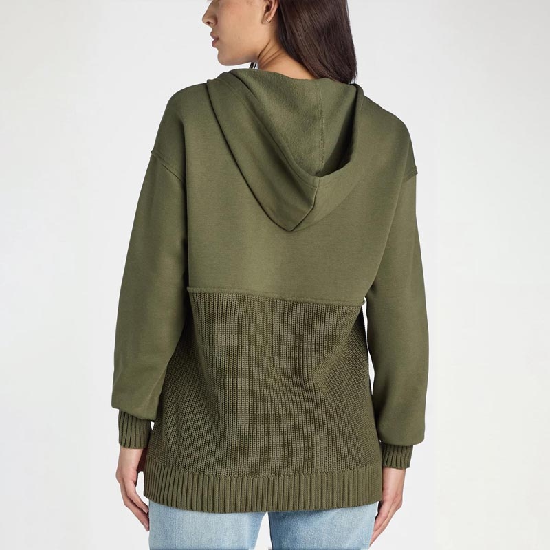 Einzigartiger und schicker Patchwork-Hoodie für Damen