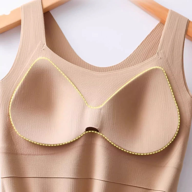 🎅Weihnachtsverkauf 50% Rabatt🌸Damen-Wärmeweste mit integriertem BH