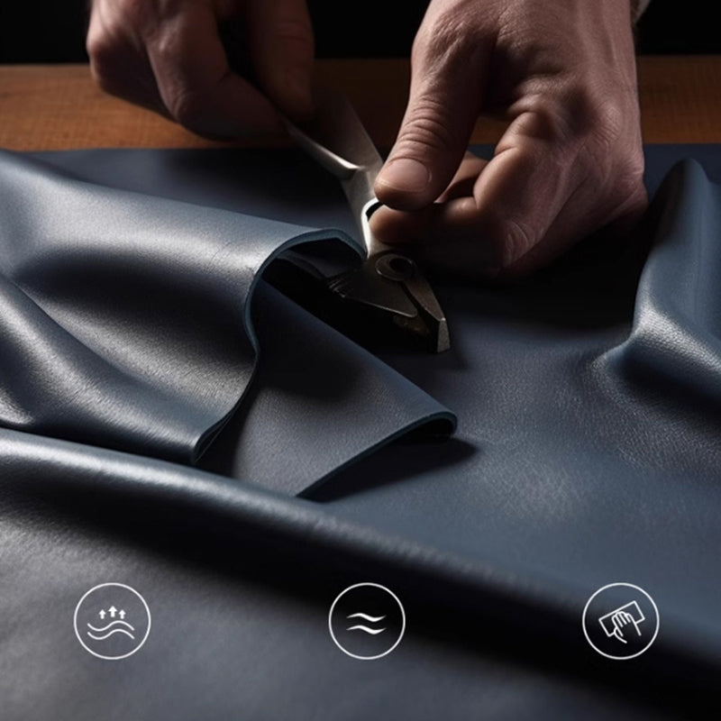 Trendige, lässige Jacke aus Kunstleder für Herren