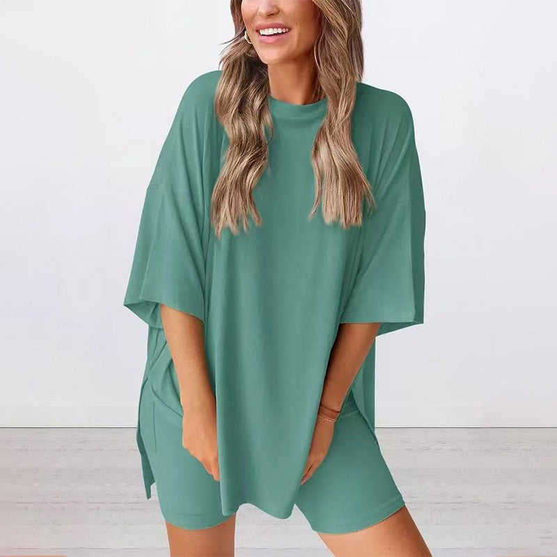 🌙Sommerangebot 50 % Rabatt💞 Bequemes, lockeres Zweiteiler-Set für Damen