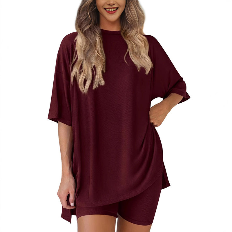 🌙Sommerangebot 50 % Rabatt💞 Bequemes, lockeres Zweiteiler-Set für Damen