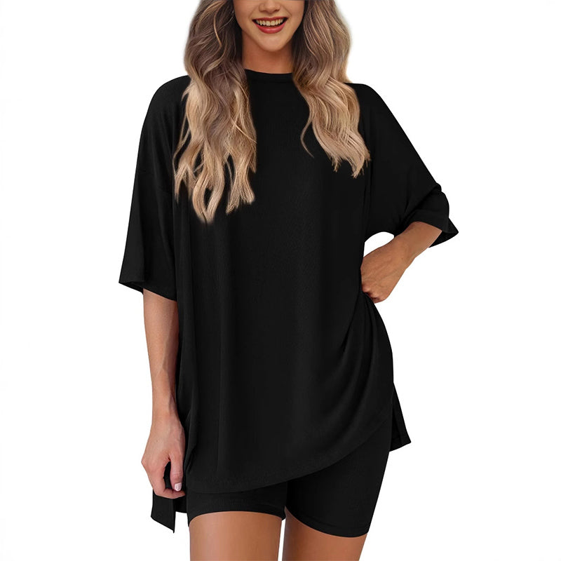 🌙Sommerangebot 50 % Rabatt💞 Bequemes, lockeres Zweiteiler-Set für Damen