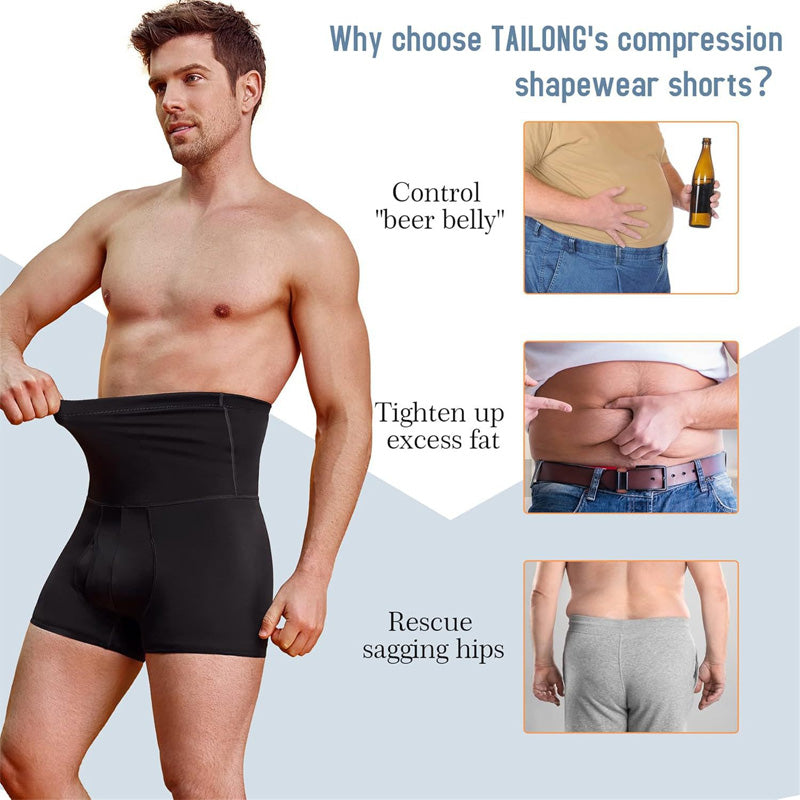 Herren High-Waist Kompressionsmieder