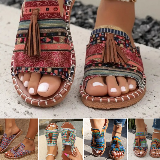 🌸💐2026 Neu Sommer Bohemian Print Damen Sandalen💥