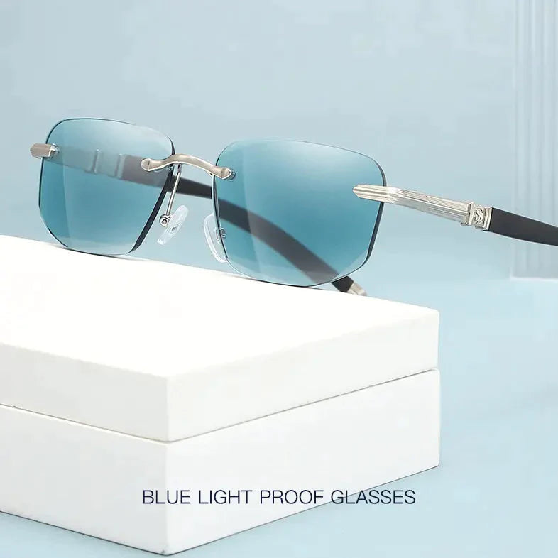 🎉Letzter Verkauf 50% RABATT💥Hohe Härte, Anti-Blaulicht-Lesebrille für den Nah- und Fernsicht