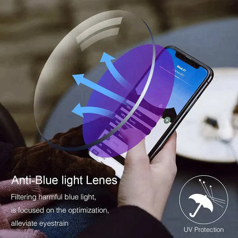 🎉Hohe Härte, Anti-Blaulicht-Lesebrille für den Nah- und Fernsicht💥
