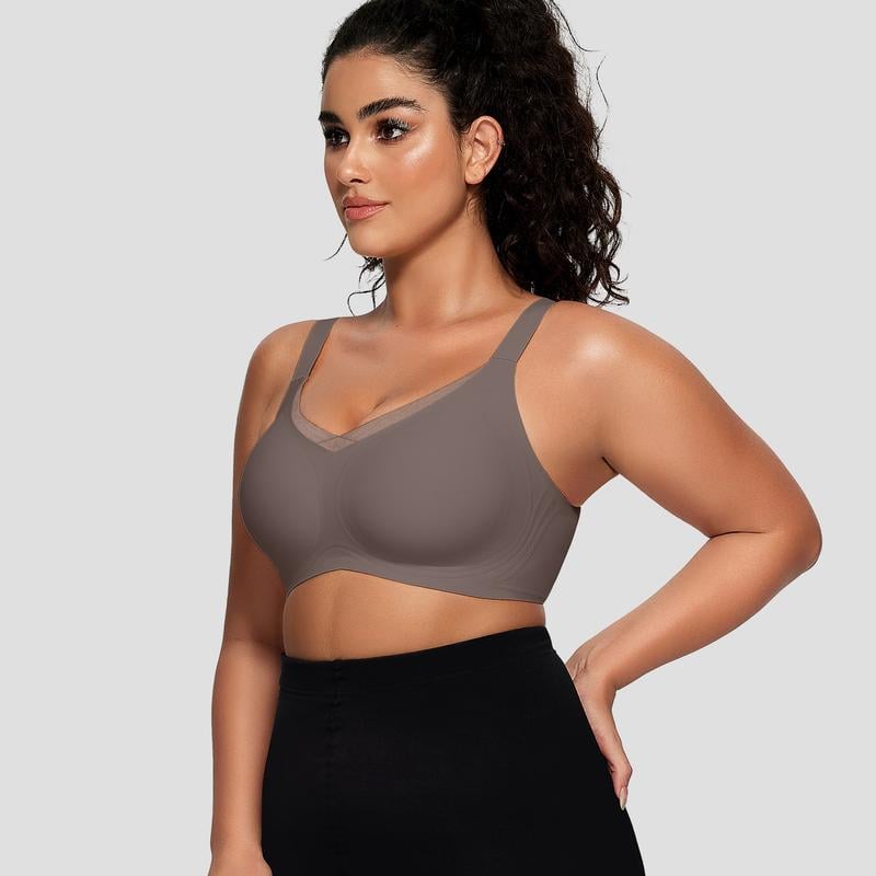 💃Was soll ich morgen tragen?💓Bügelloser nahtloser Push-Up-BH aus Mesh mit V-Ausschnitt für Damen