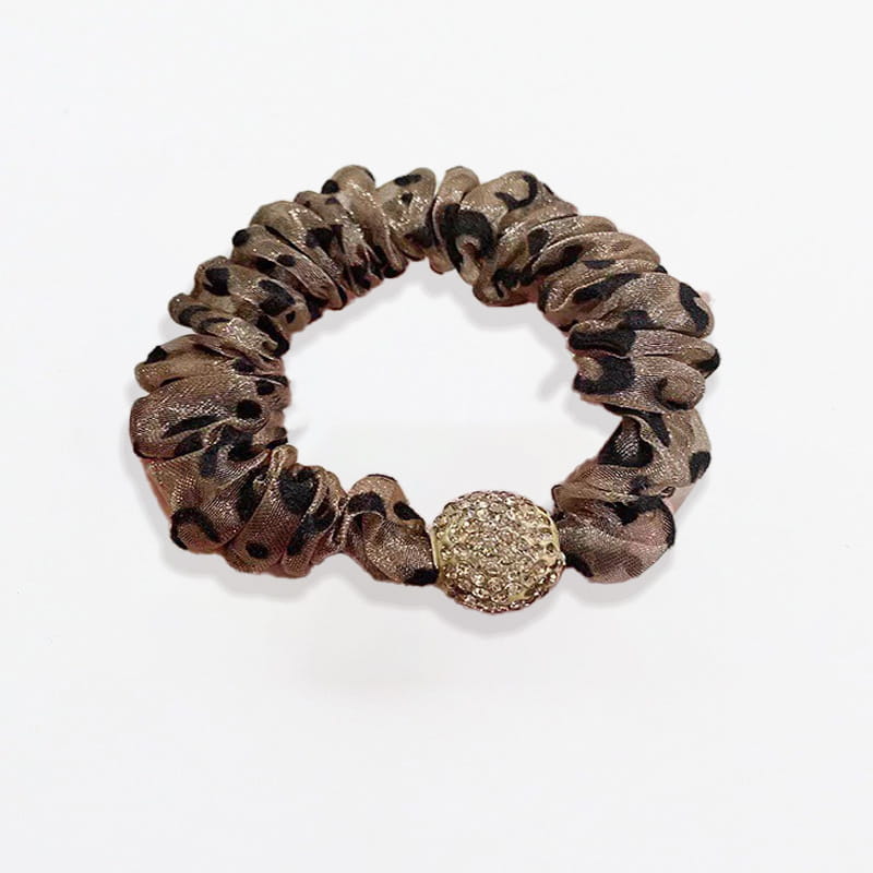 Elegante Strass-Steinchen Mesh Haargummis