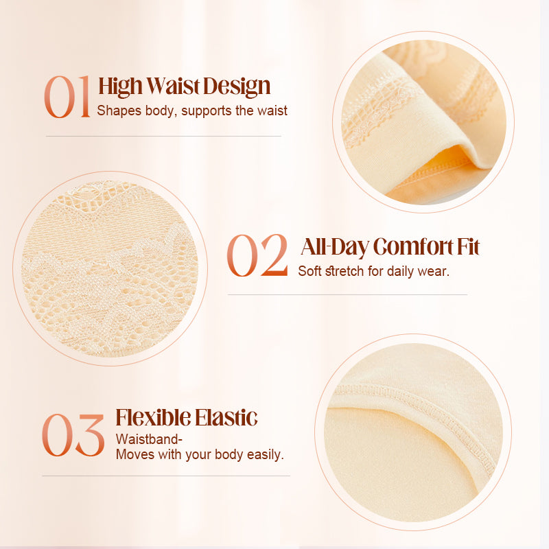 Damen Unterhosen in großer Größe mit hoher Taille