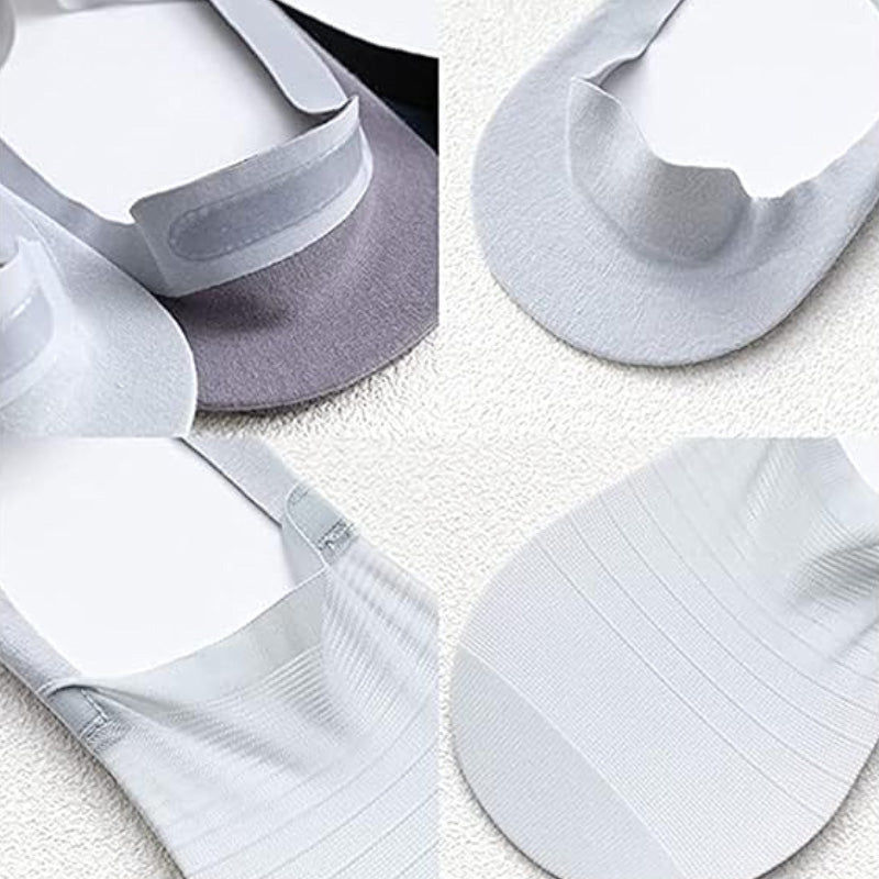 5 Pairs Ice Silk No-Show Socks Set
