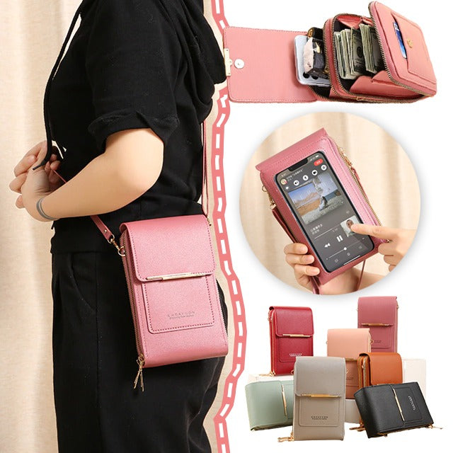 👜 49% RABATT! 📱 Touchscreen-Messengertasche für Damen – Handy-Ladefach, Diebstahlsicher & Wasserdicht ✨