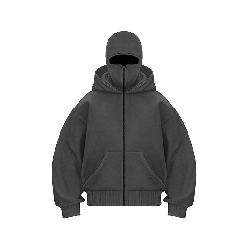 🔥Black-Friday-Mega-Angebot – 50 % Rabatt! Ninja Zip-Up Hoodie für Herren & Damen – Rundumschutz