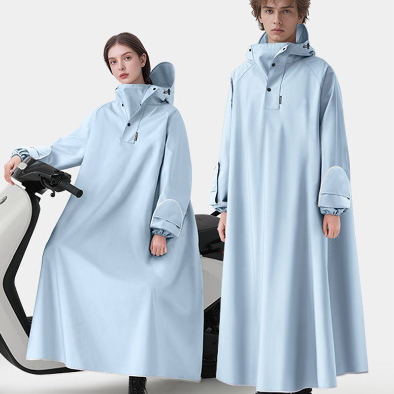 🌧️Übergroßer E-Bike Regenponcho mit Kapuze - Unisex Design für alle Fahrer