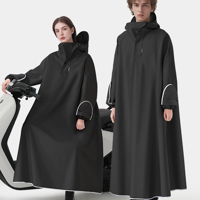 🌧️Übergroßer E-Bike Regenponcho mit Kapuze - Unisex Design für alle Fahrer