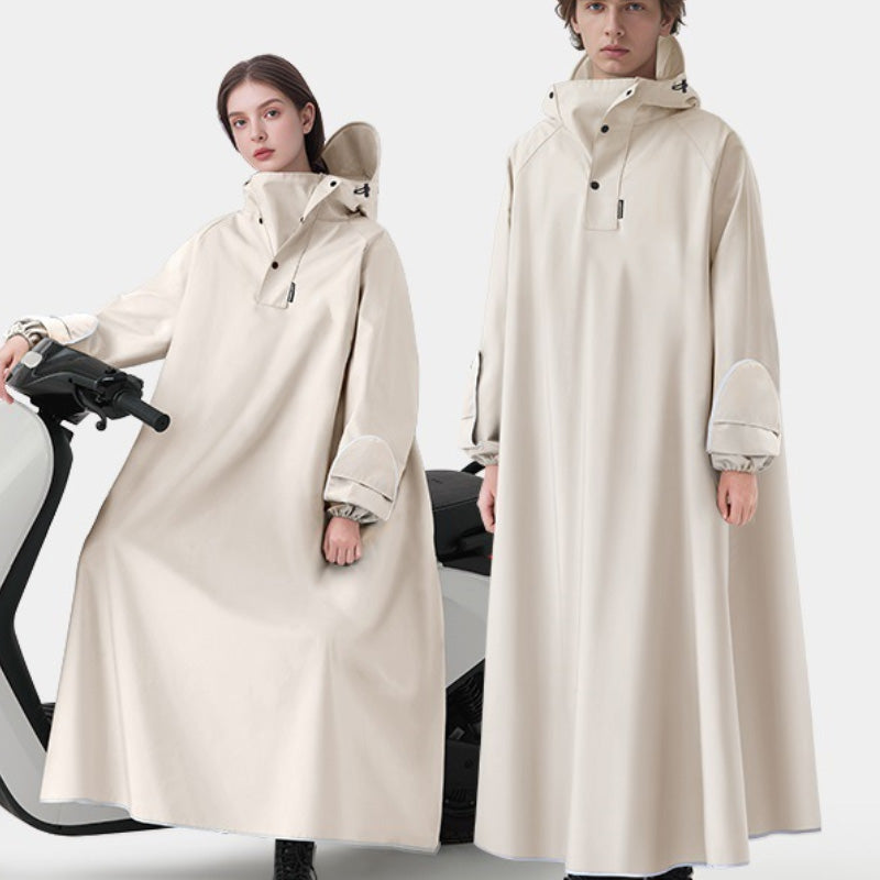 🌧️Übergroßer E-Bike Regenponcho mit Kapuze - Unisex Design für alle Fahrer