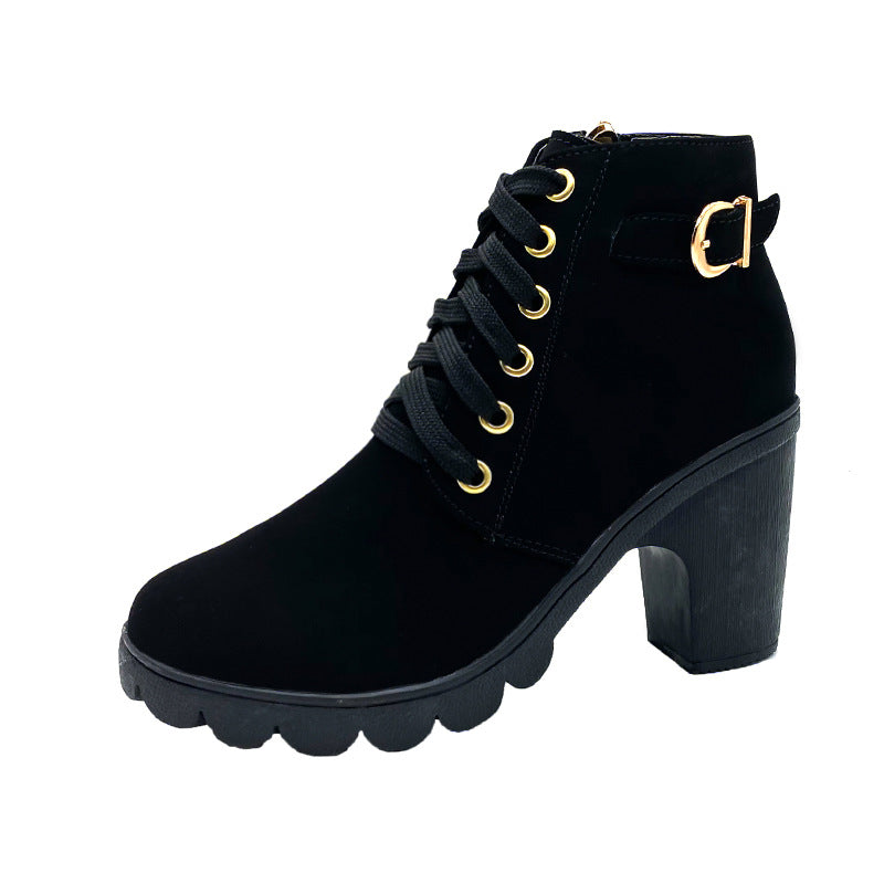✨2025 Neuheit für diesen Herbst:Damenstiefel mit klobigem Absatz