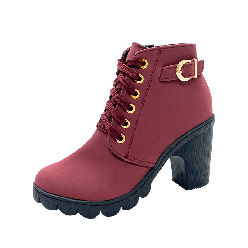 ✨2025 Neuheit für diesen Herbst:Damenstiefel mit klobigem Absatz