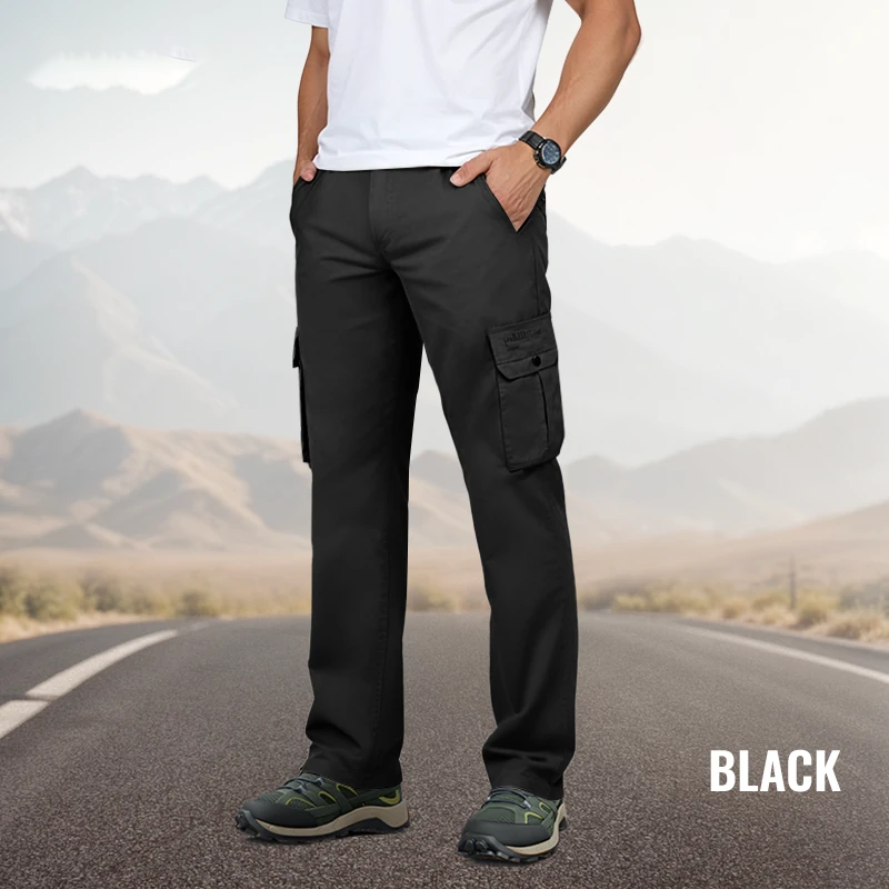 👖 JETZT 50 % RABATT! 🏃 Herren-Cargohose mit mehreren Taschen – atmungsaktives Material und moderner Schnitt für Outdoor- oder Stadtaktivitäten 🏙️📦