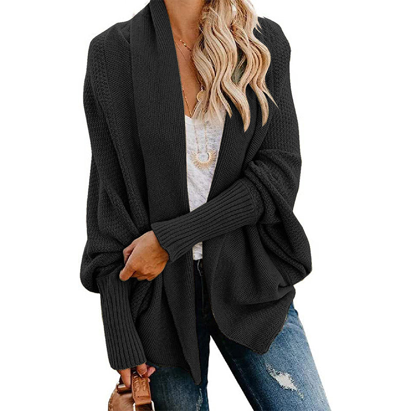 Langärmelige Strickjacke