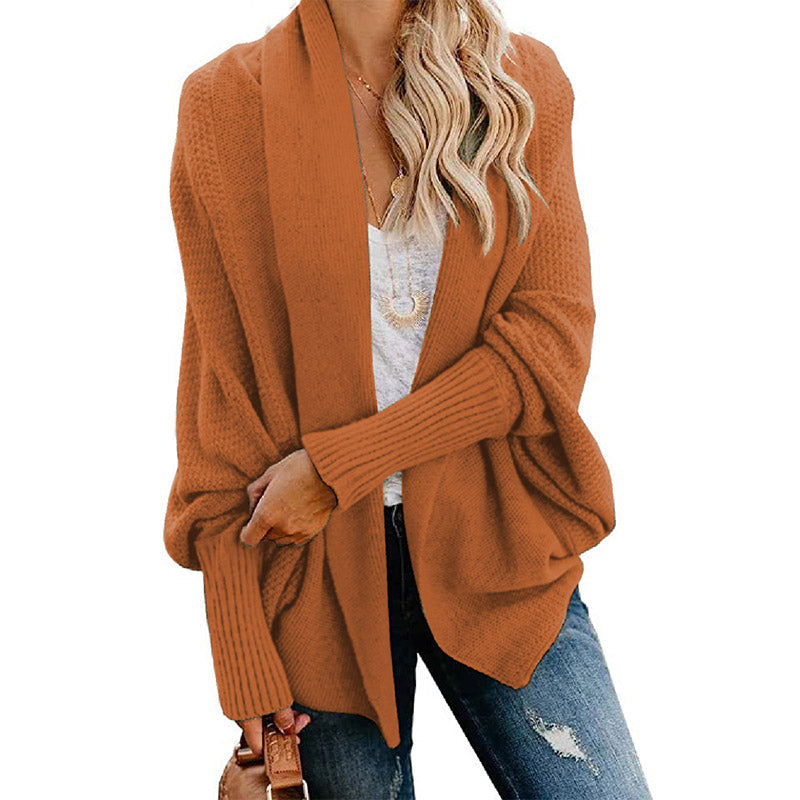 Langärmelige Strickjacke