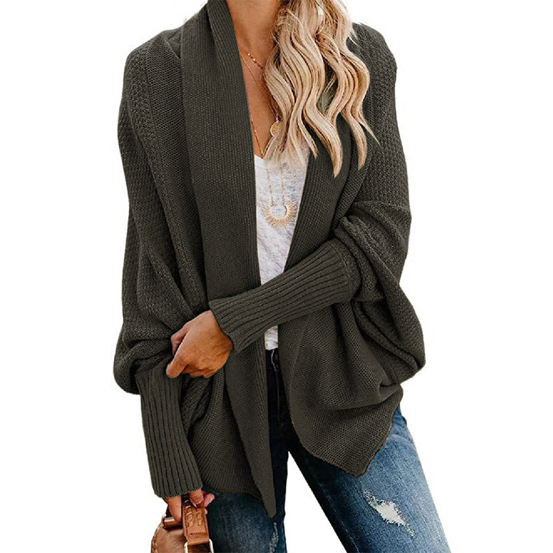 Langärmelige Strickjacke