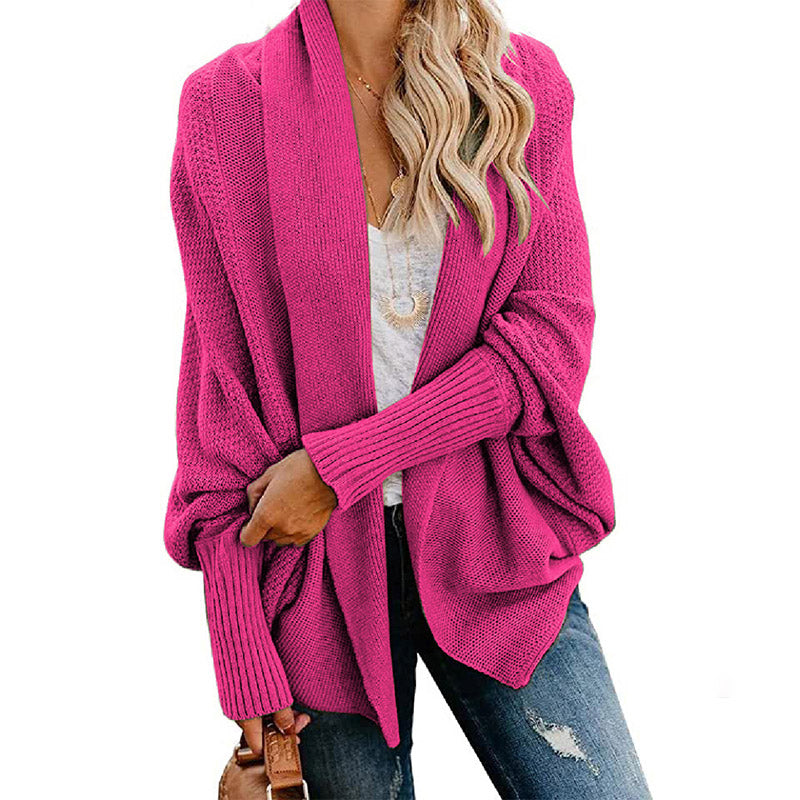 Langärmelige Strickjacke