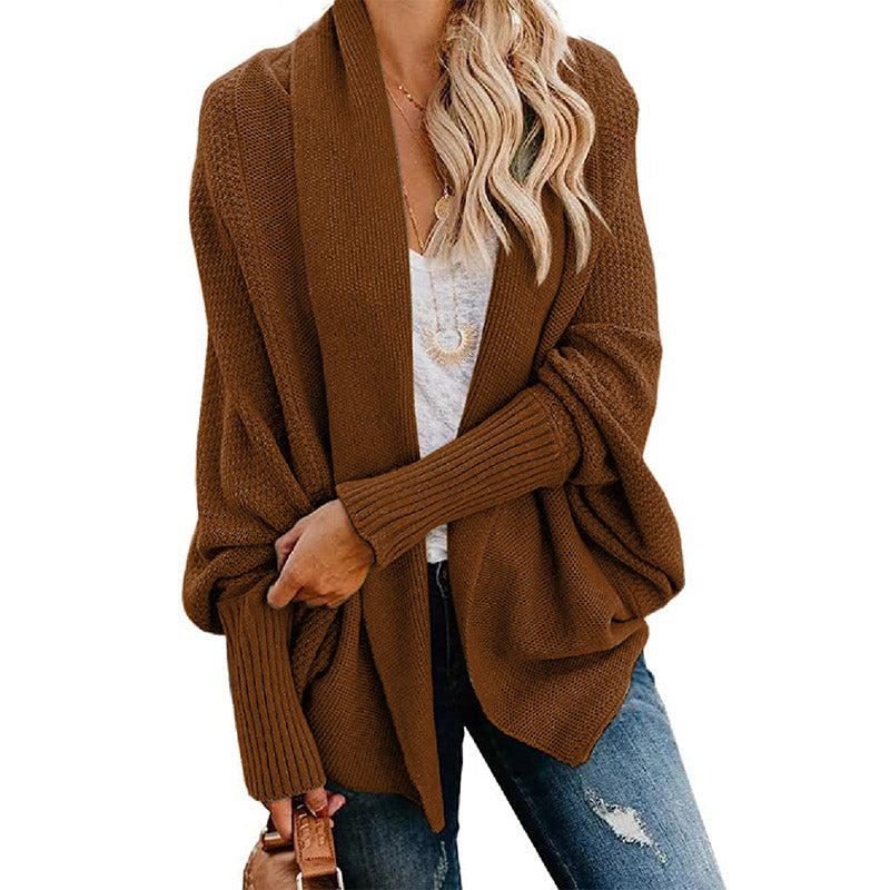 Langärmelige Strickjacke