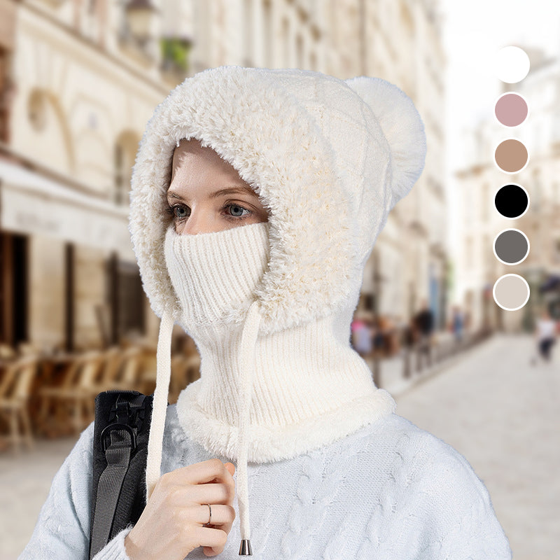 ⌛ Nur noch 3 Tage – 50 % auf alles! ⏰ 3-in-1-Winter-Sturmhaube für Damen