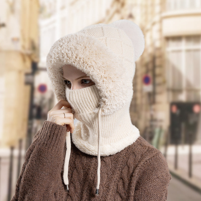 ⌛ Nur noch 3 Tage – 50 % auf alles! ⏰ 3-in-1-Winter-Sturmhaube für Damen
